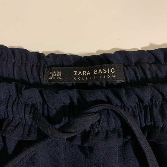 Zara navy drawstring trousers - Picture 7 of 7